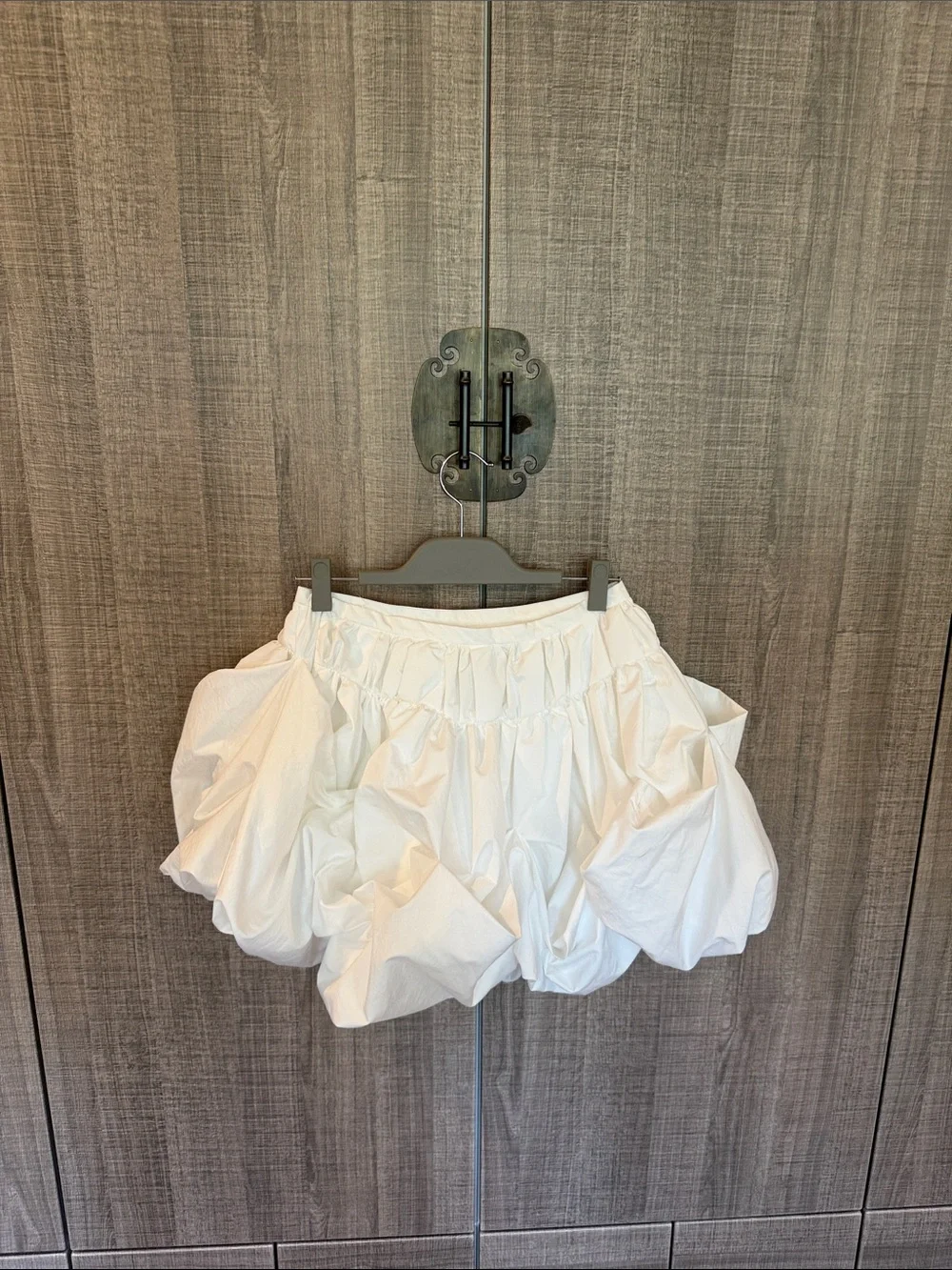 Zara Collection‎ White Balloon Mini Skirt